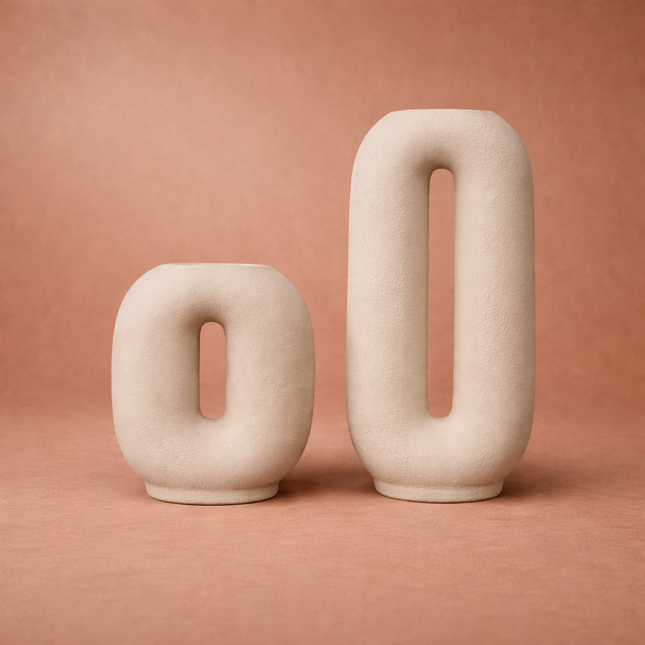 Nava Duo Seramik Vazo Seti (2’li)