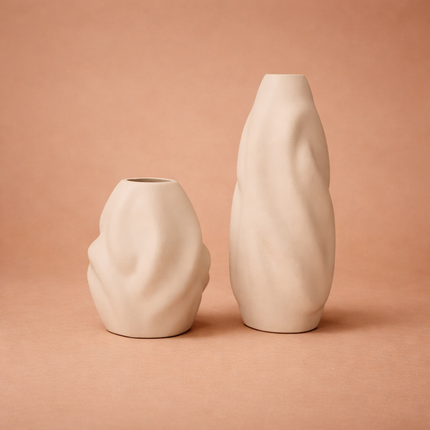 Sila Duo Seramik Vazo Seti (2’li)