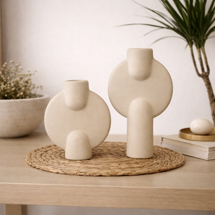 Mono Duo Seramik Vazo Seti (2’li)