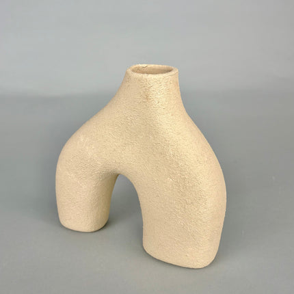 Noma Seramik Vazo | Bej