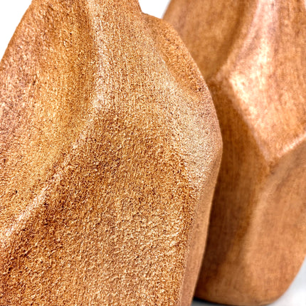 Kora Seramik Vazo Set | Kahverengi