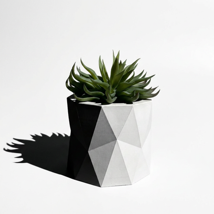 Beton Saksı - Facet Pure