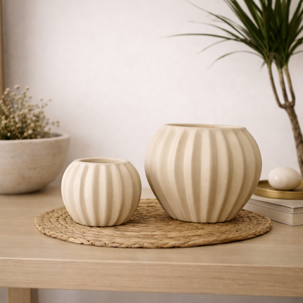 Elva Duo Seramik Vazo Seti (2’li)