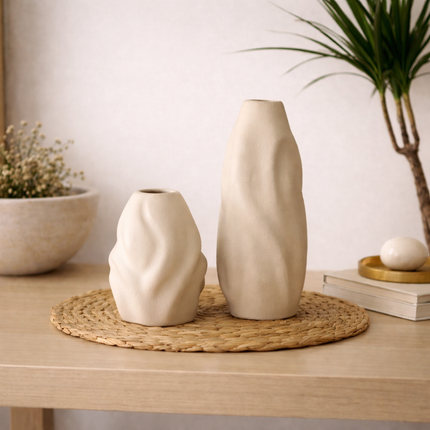 Sila Duo Seramik Vazo Seti (2’li)
