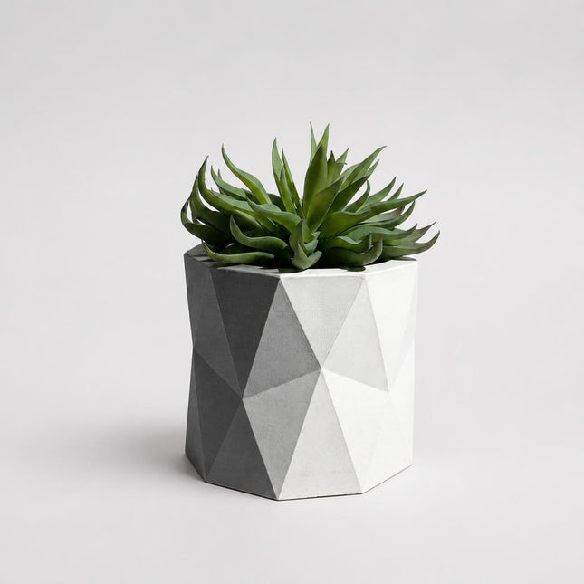 Beton Saksı - Facet Pure